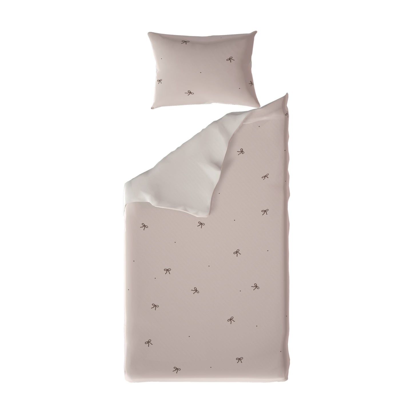 LIFETIME Kidsrooms Charming Bows sengetøj 140 x 200 cm – Lyserød