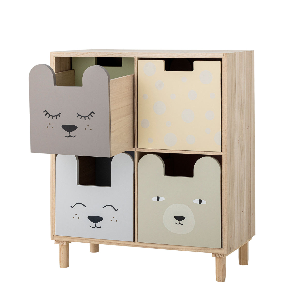 Bloomingville MINI Calle Bogreol m/skuffer - Multifarvet