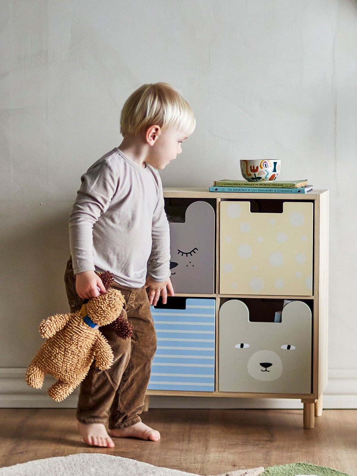 Bloomingville MINI Calle Bogreol m/skuffer - Multifarvet