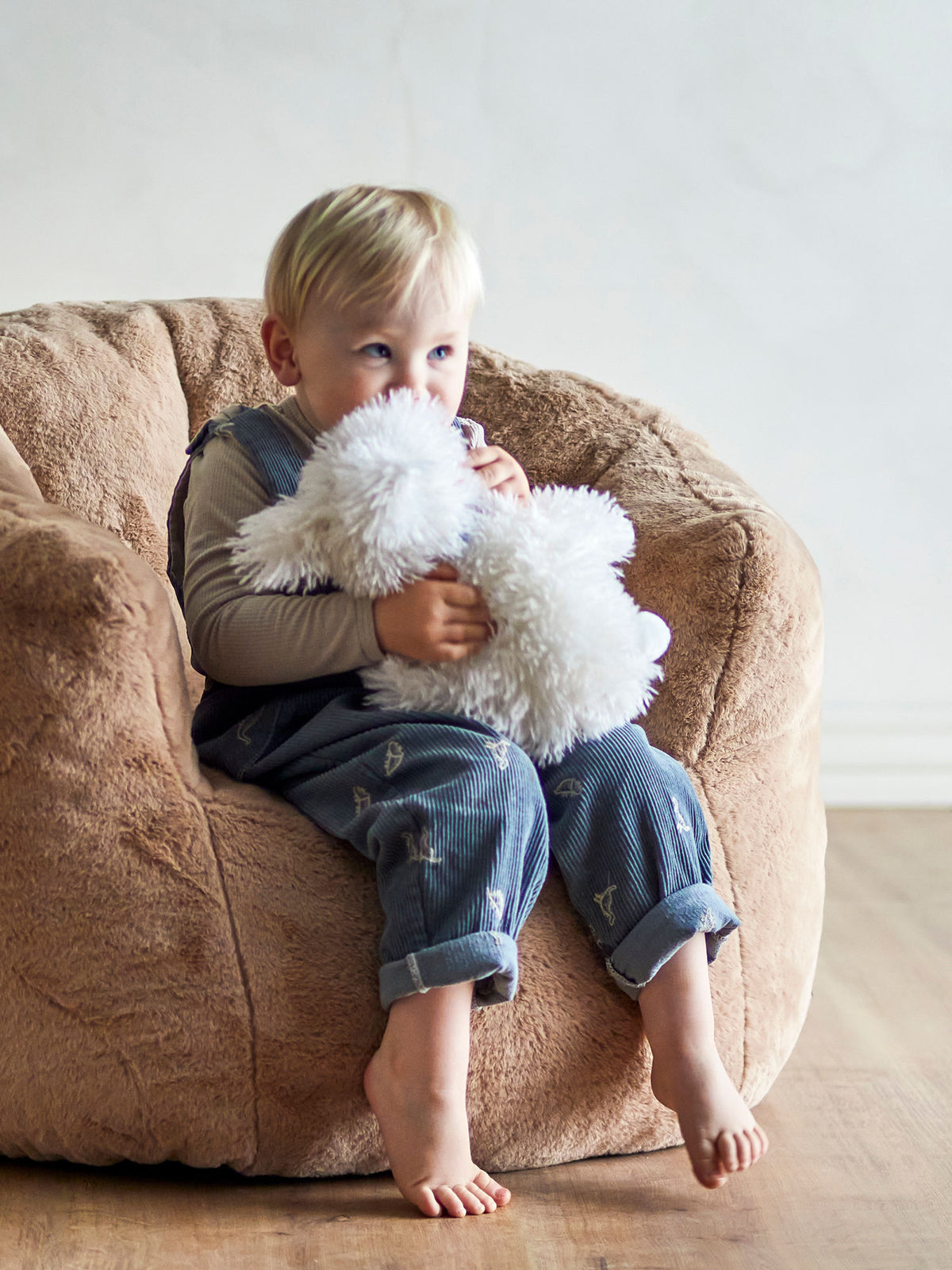 Bloomingville MINI Kari loungestol - Brun