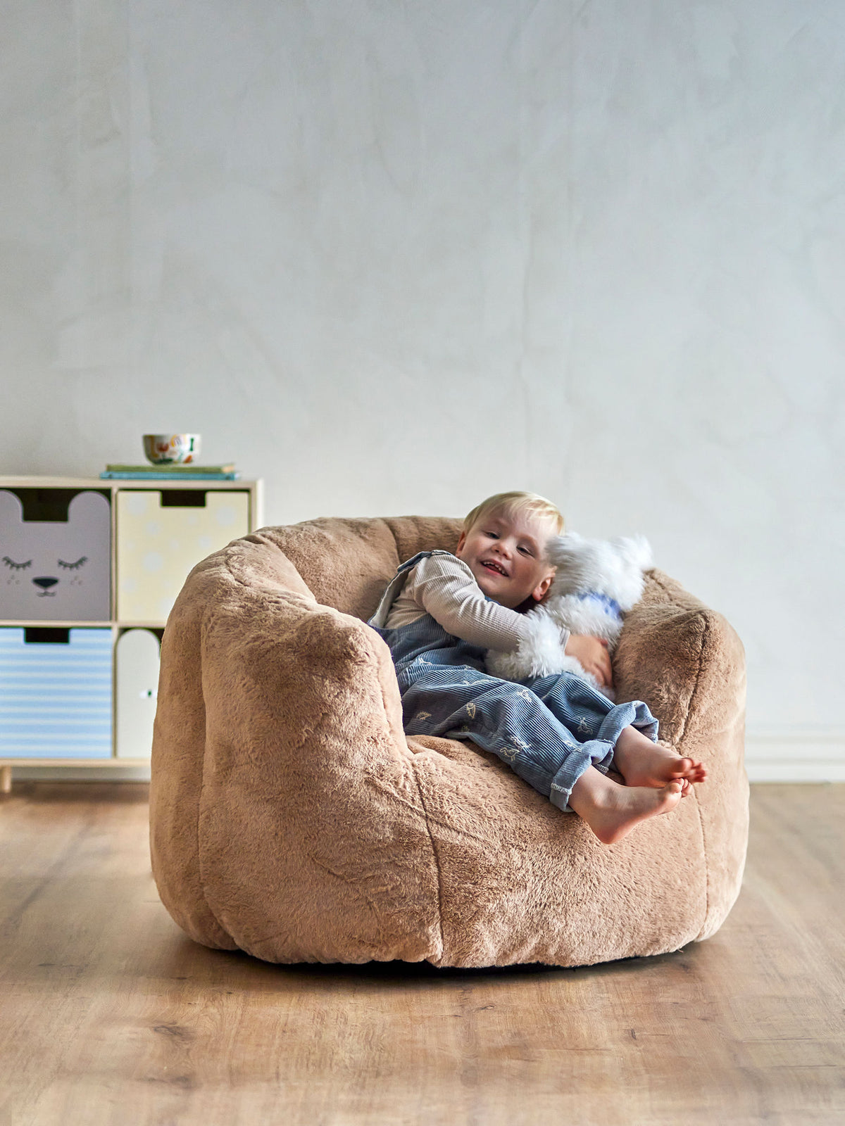 Bloomingville MINI Kari loungestol - Brun