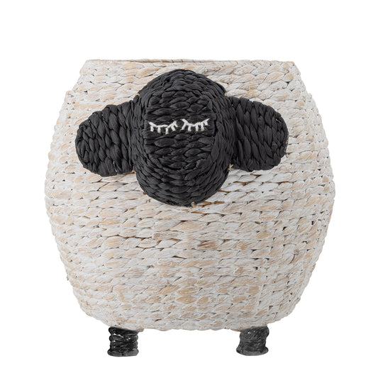 Bloomingville MINI Dolly opbevaringskurv - Hvid