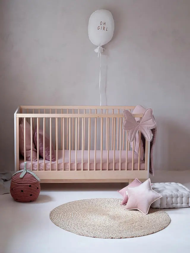Wood Luck Design - Basic - tremme-/juniorseng 70 x 140 cm – cashmere