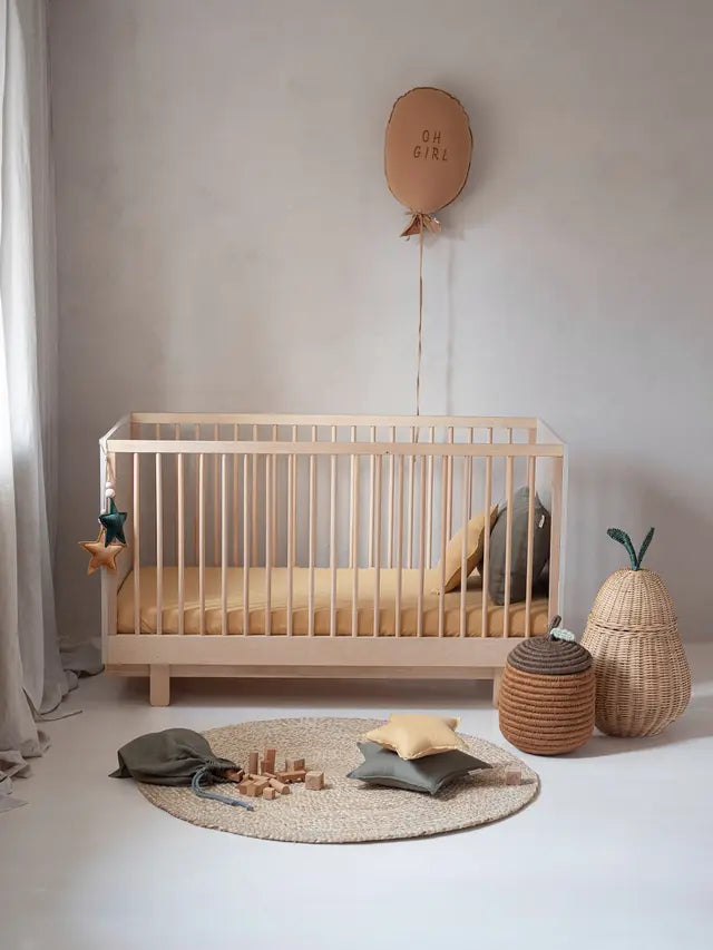 Wood Luck Design - Basic - tremme-/juniorseng 70 x 140 cm – cashmere