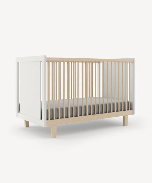 Oeuf NYC Rhea tremmeseng 70x140 cm – hvid/birk