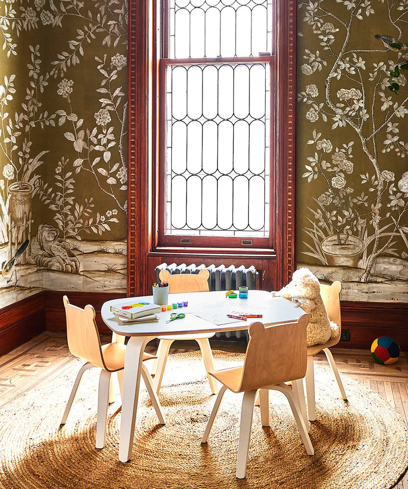 Oeuf NYC Play Table – børnebord i hvid/birk
