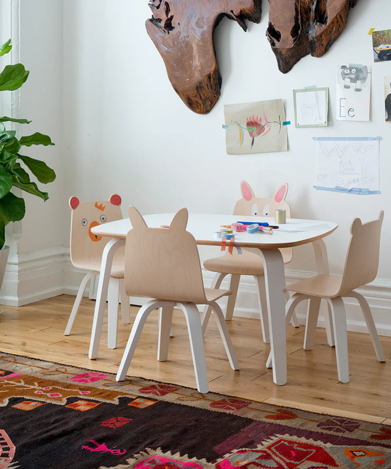 Oeuf NYC Play Table – børnebord i hvid/birk