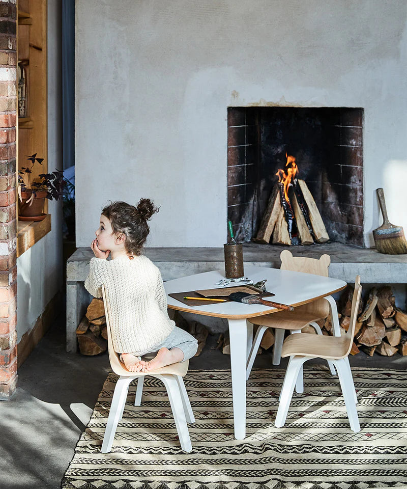 Oeuf NYC Bear Play Chair – børnestole med bjørneører (2 stk.)