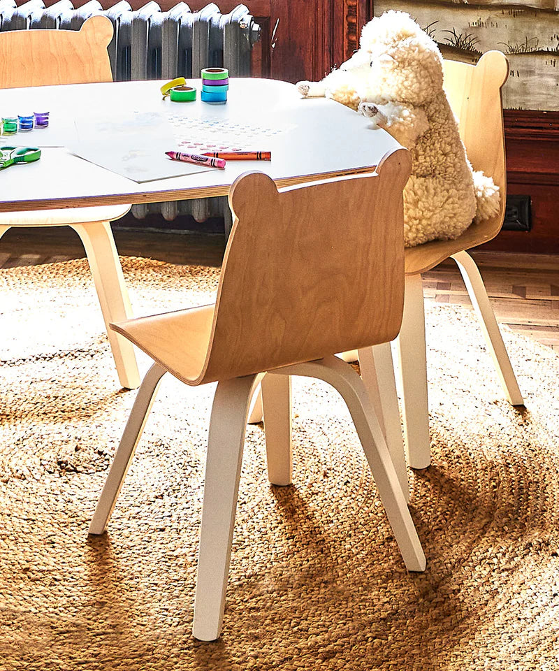 Oeuf NYC Bear Play Chair – børnestole med bjørneører (2 stk.)