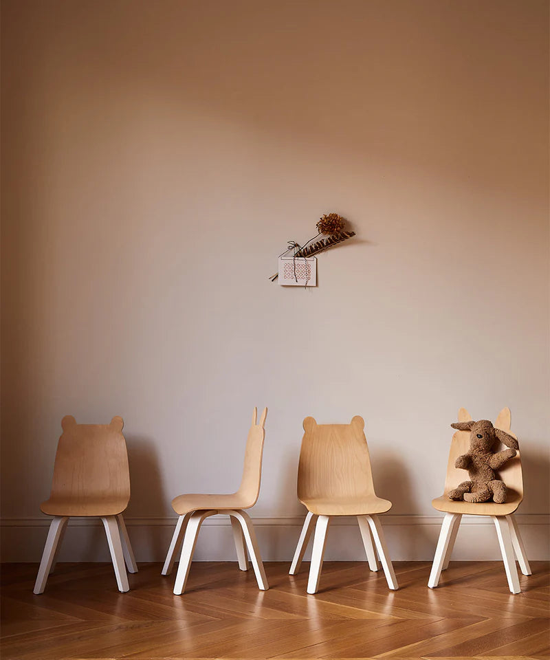 Oeuf NYC Bunny Play Chair – børnestole med kaninører (2 stk.)