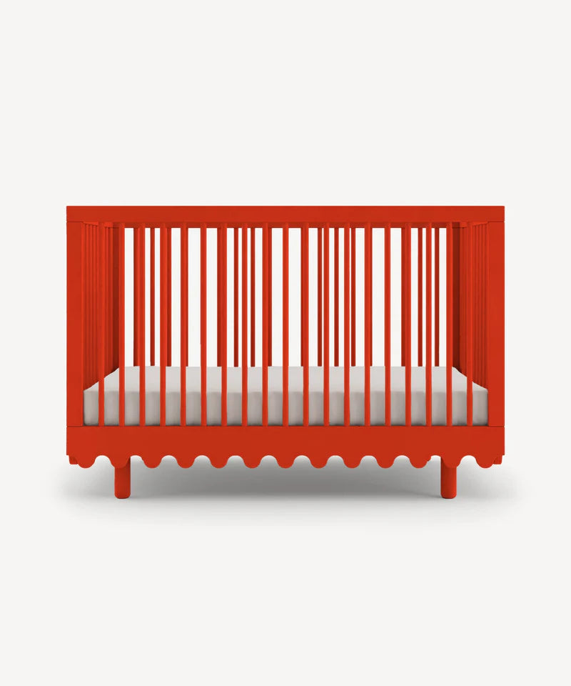 Oeuf NYC Moss tremmeseng 70x140 cm – rød