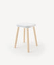 Oeuf NYC Square Stool – hvid/birk