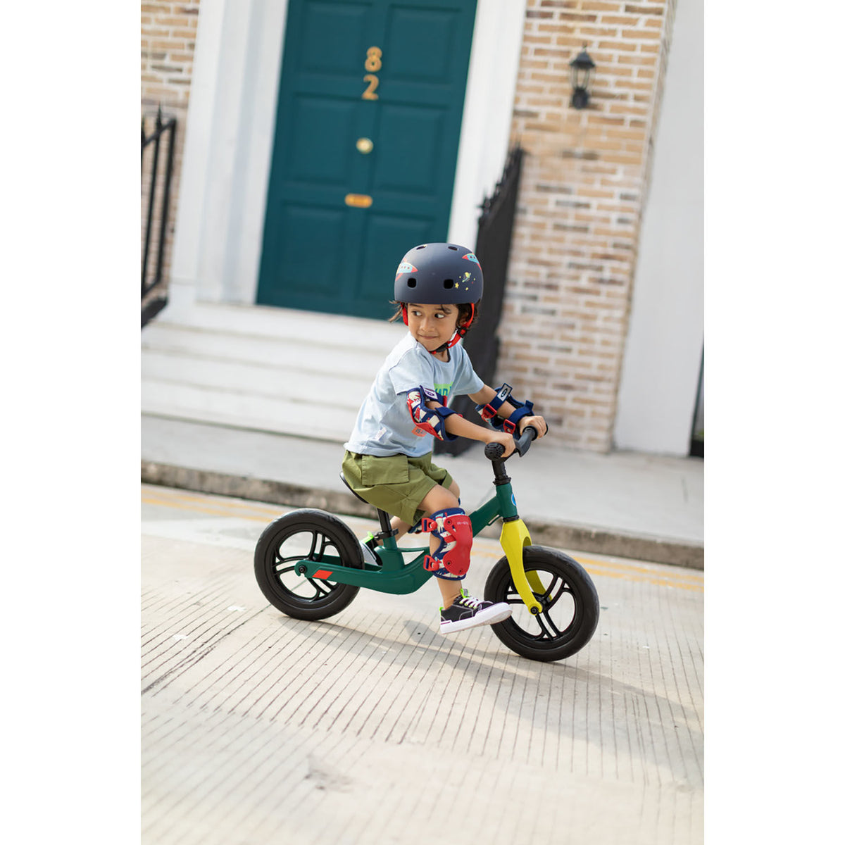 Micro Balance Bike Lite løbecykel - Peacock Green