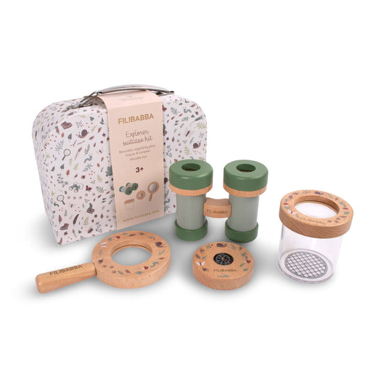 Filibabba legekuffert med kikkert – Little Wonders