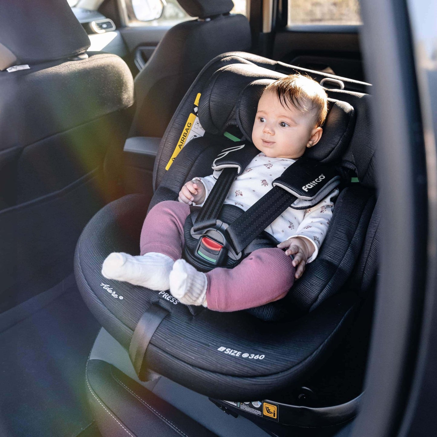Fairgo Adore i-Size autostol 40–150 cm – black sand