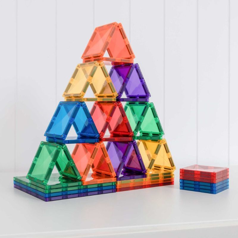 Connetix Square Pack Magnetsæt 42 dele - Regnbue