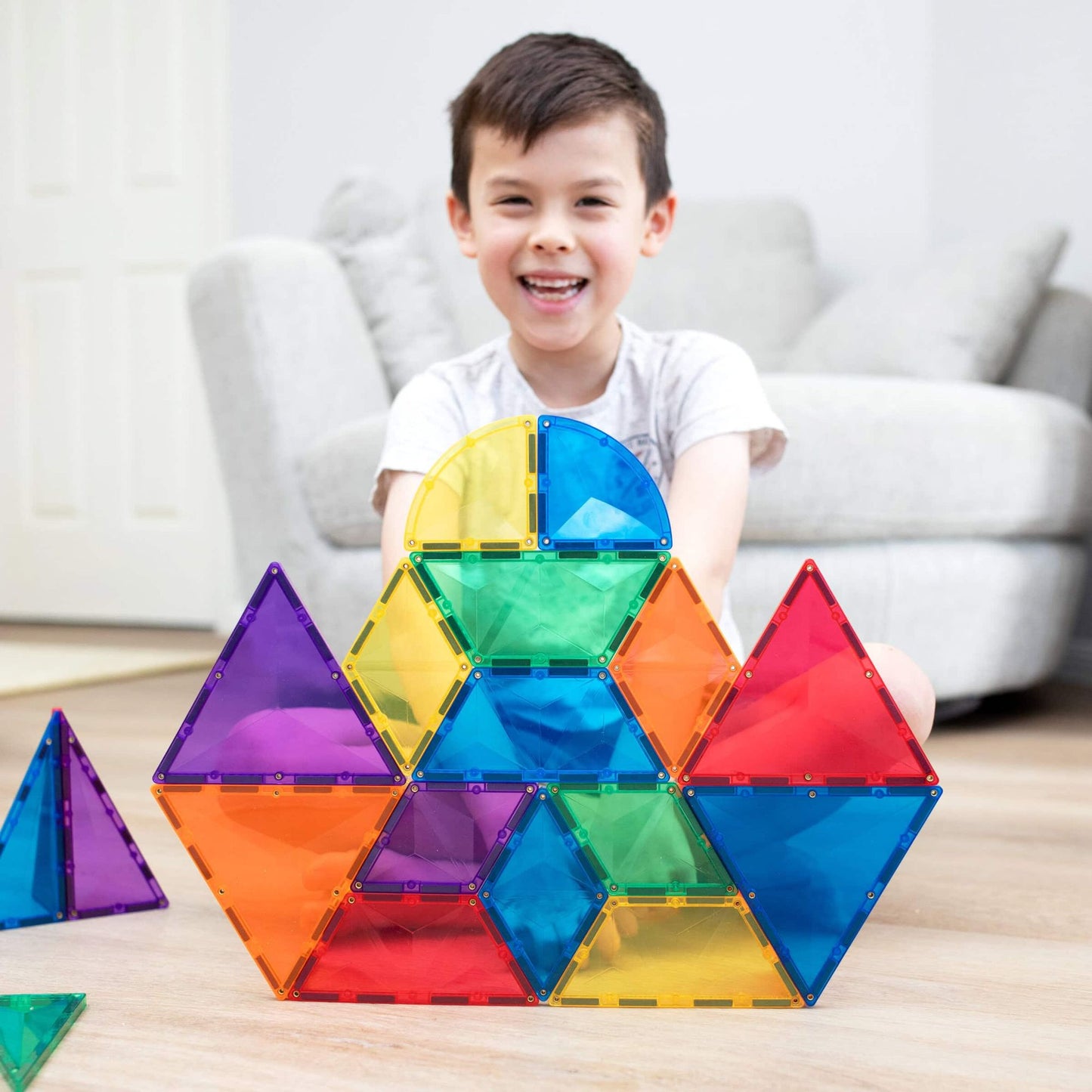 Connetix Expansion Pack Magnetsæt 36 dele - Regnbue