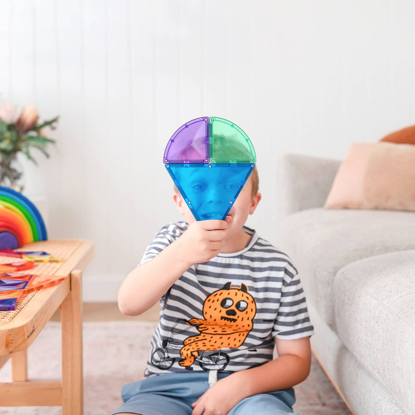 Connetix Expansion Pack Magnetsæt 36 dele - Regnbue