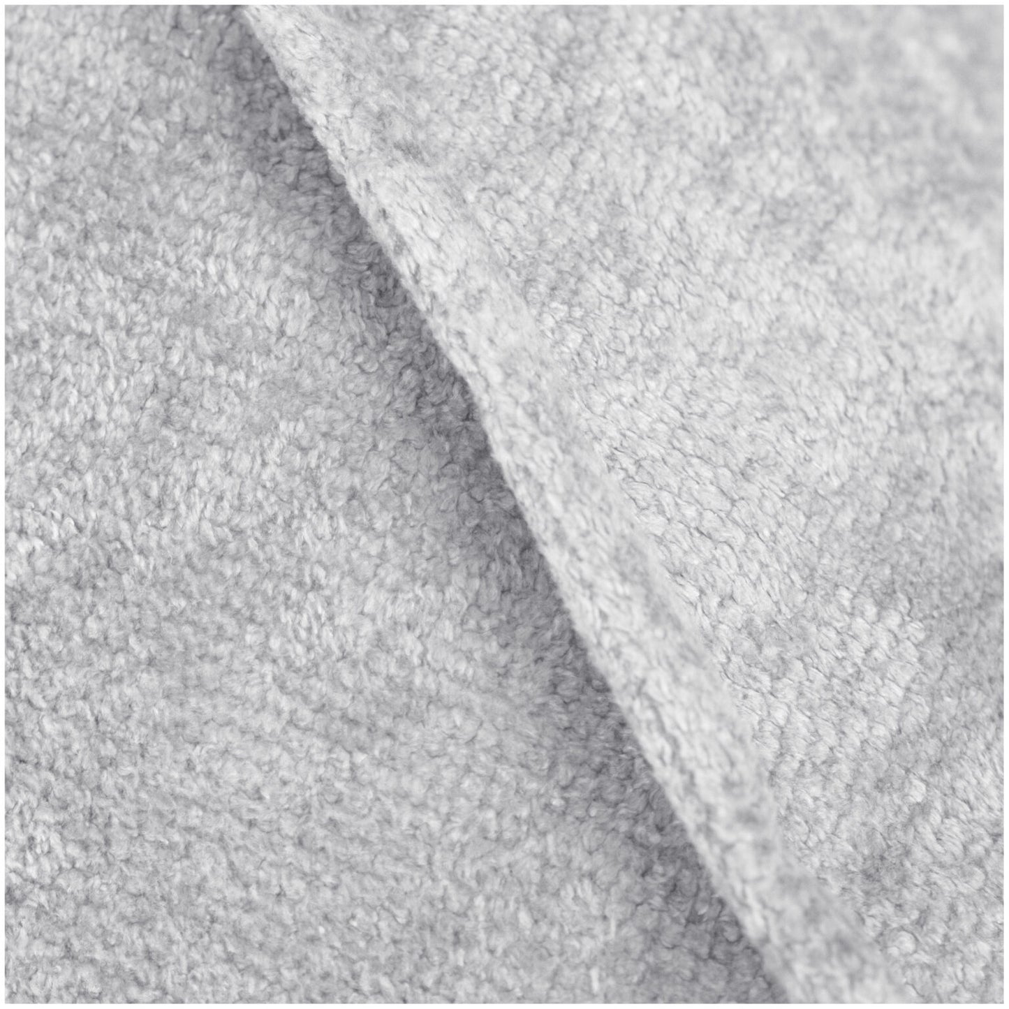 Plush Nest Roya lænestol til børn i premium chenille – grå