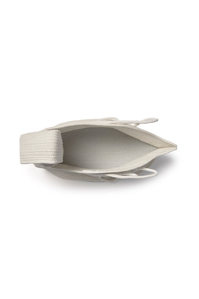 Lorena Canals opbevaringskurv svane – håndlavet kurv i bomuld (55 x 25 x 29 cm)