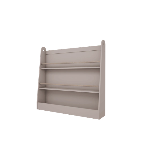 Wood Luck Design - Bookworm bogreol til børn – cashmere