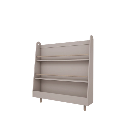 Wood Luck Design - Bookworm bogreol til børn – cashmere