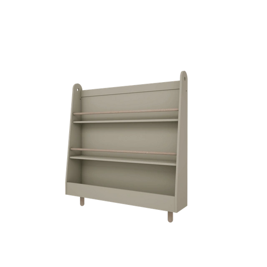 Wood Luck Design - Bookworm bogreol til børn – olive