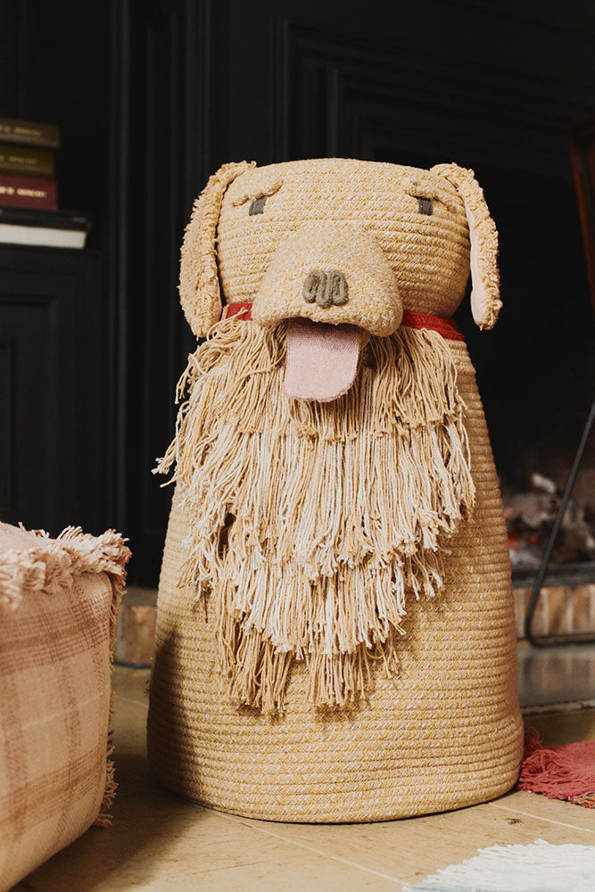 Lorena Canals kurv – Luna hund 40 x 30 x 55 cm