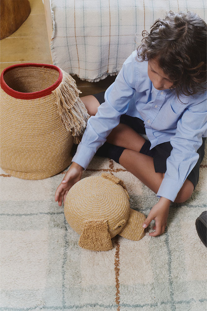 Lorena Canals kurv – Luna hund 40 x 30 x 55 cm