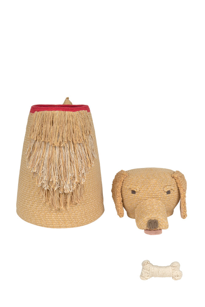 Lorena Canals kurv – Luna hund 40 x 30 x 55 cm