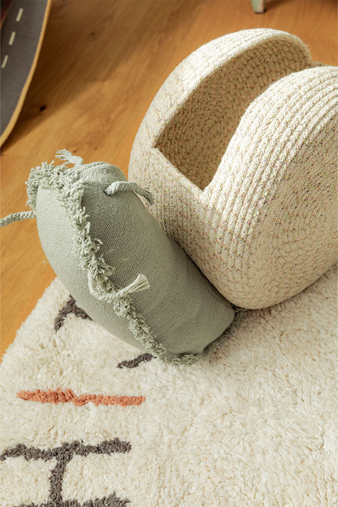 Lorena Canals kurv – Mini Snail snegl 25 x 11 x 15 cm