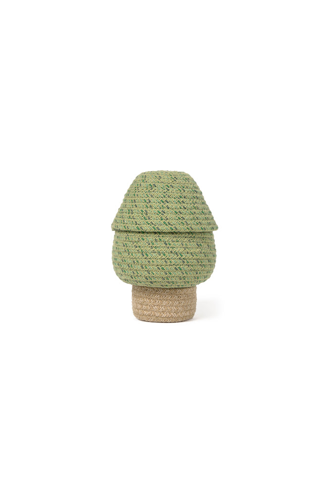 Lorena Canals kurv – Mini Tree grøn 13 x 19 cm