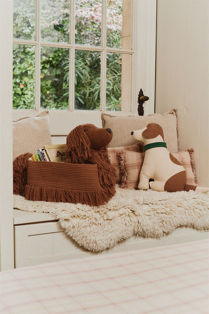 Lorena Canals kurv – Poppy hund 68 x 24 x 35 cm