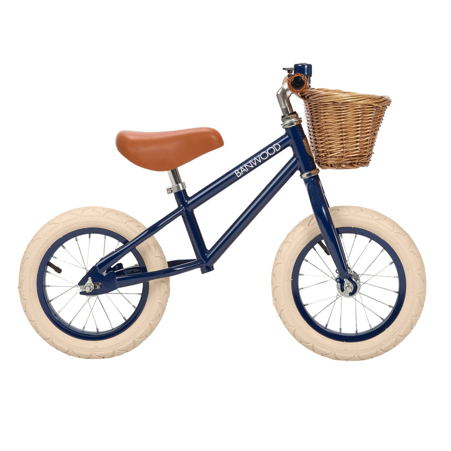 Banwood løbecykel First Go Vintage til børn – Navy Blue