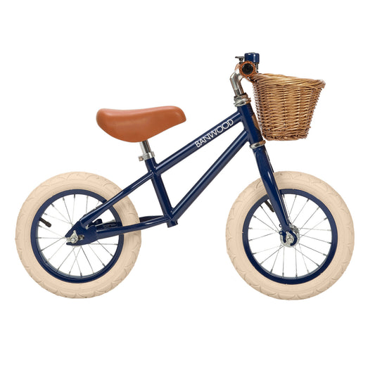 Banwood løbecykel First Go Vintage til børn – Navy Blue
