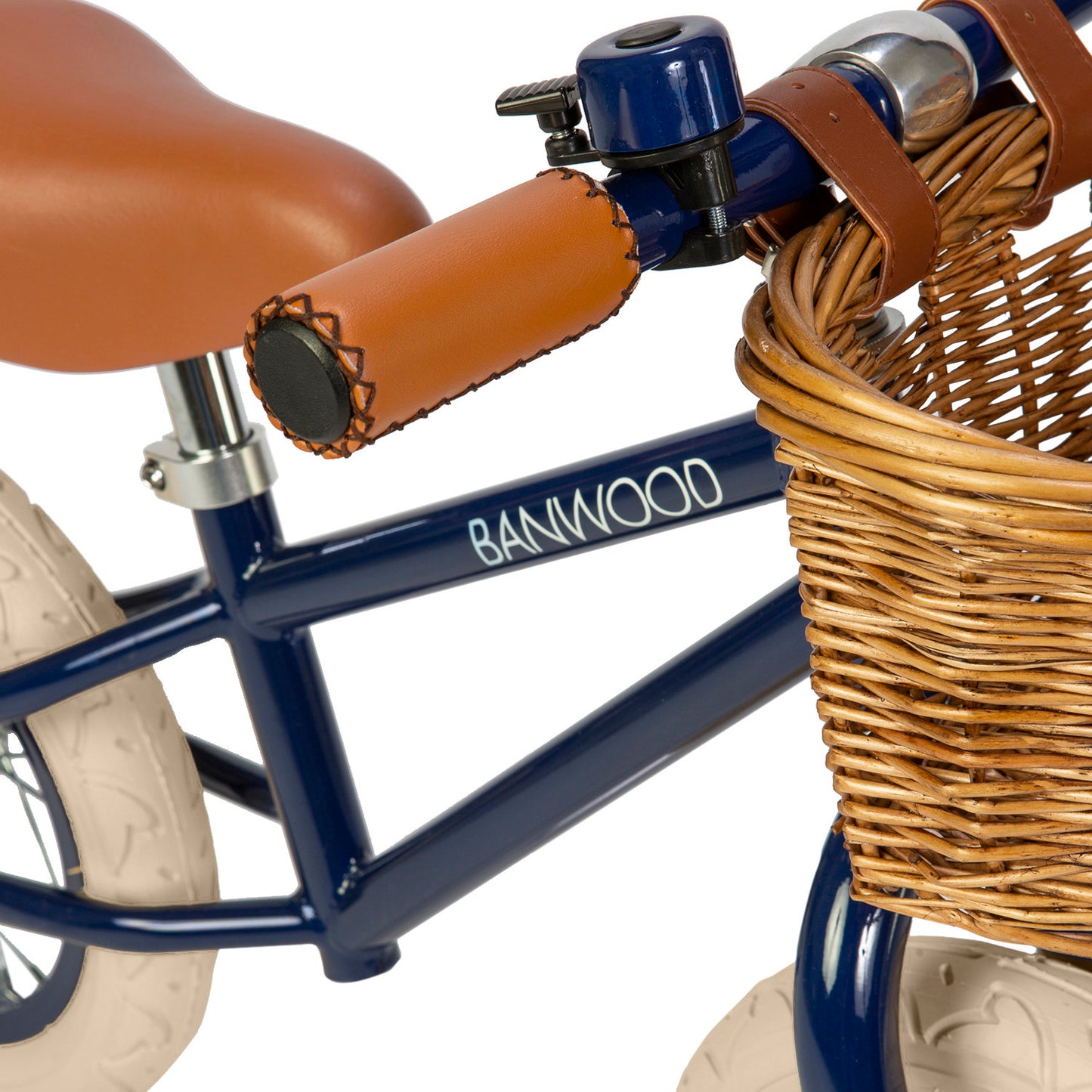 Banwood løbecykel First Go Vintage til børn – Navy Blue
