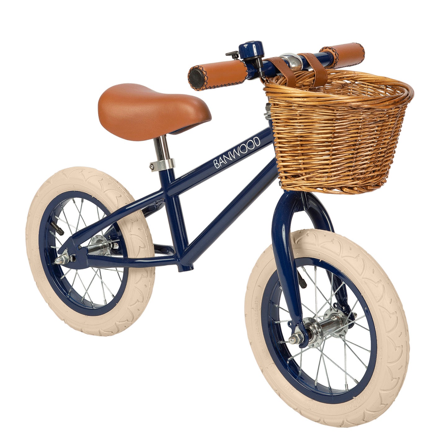 Banwood løbecykel First Go Vintage til børn – Navy Blue