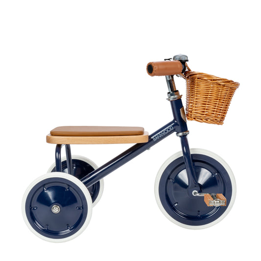 Banwood trehjulet cykel Vintage til børn – Navy