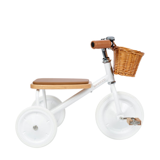 Banwood trehjulet cykel Vintage til børn – White