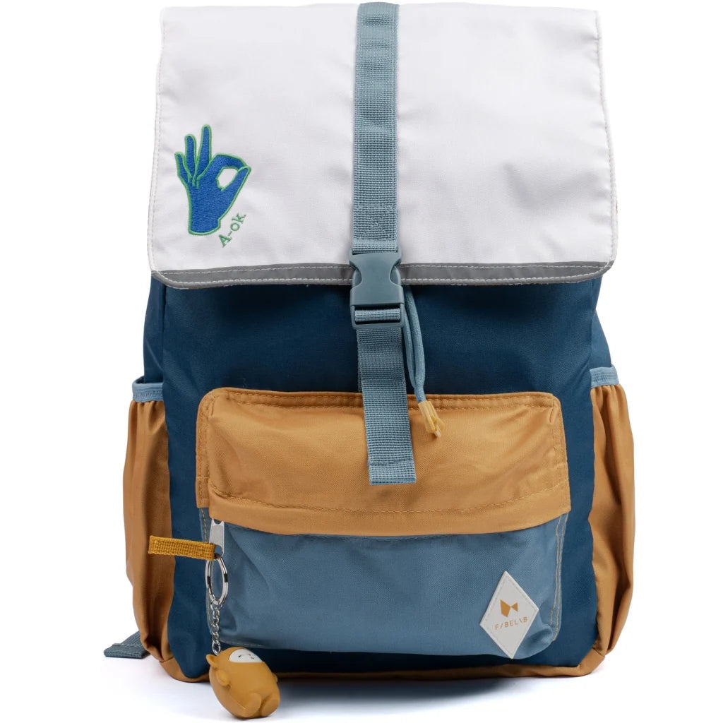 Fabelab Skoletaske – A-OK – Multi Colours