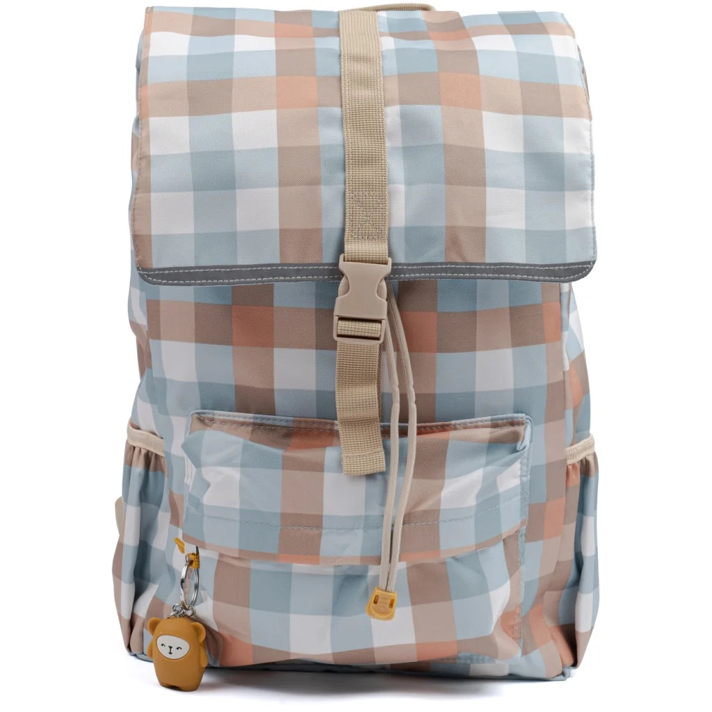 Fabelab Skoletaske – Cottage Blue Checks