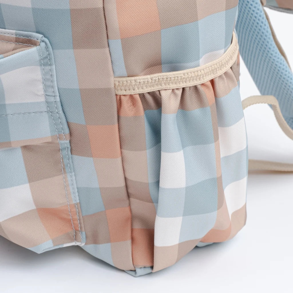 Fabelab Skoletaske – Cottage Blue Checks