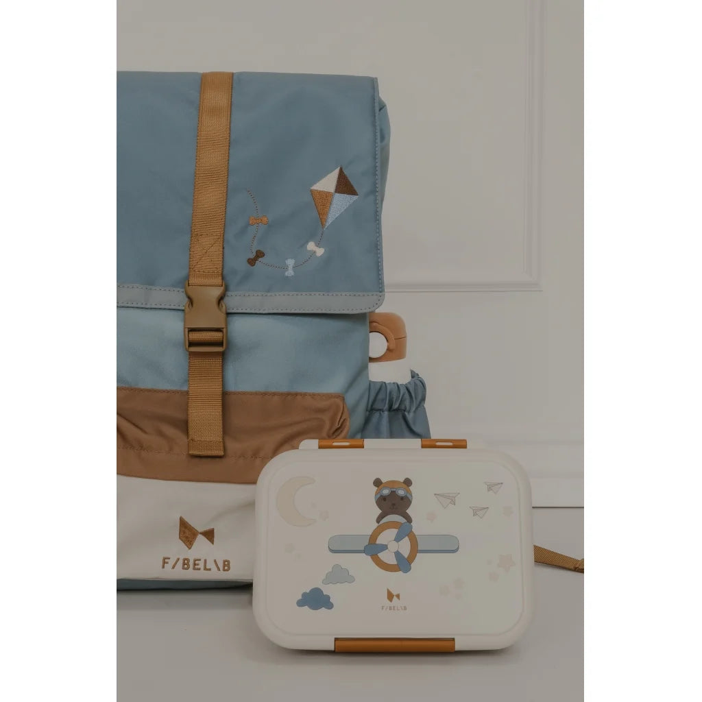 Fabelab Skoletaske – Solid Blue
