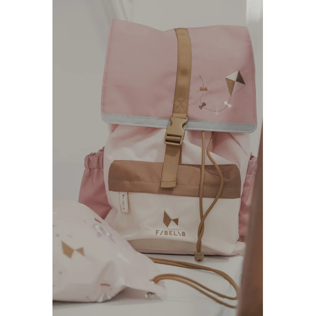 Fabelab Skoletaske  – Solid Rose – Peach Whip