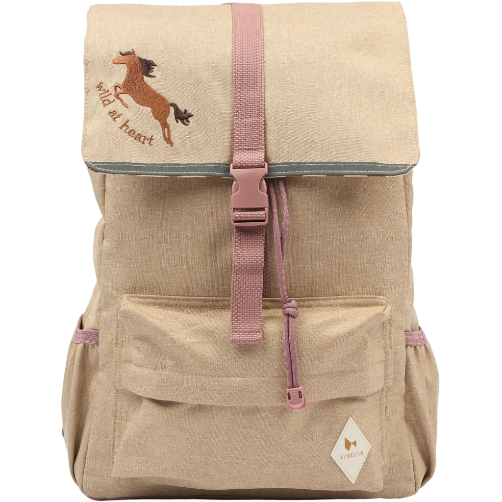 Fabelab Skoletaske – Wild at Heart – Caramel