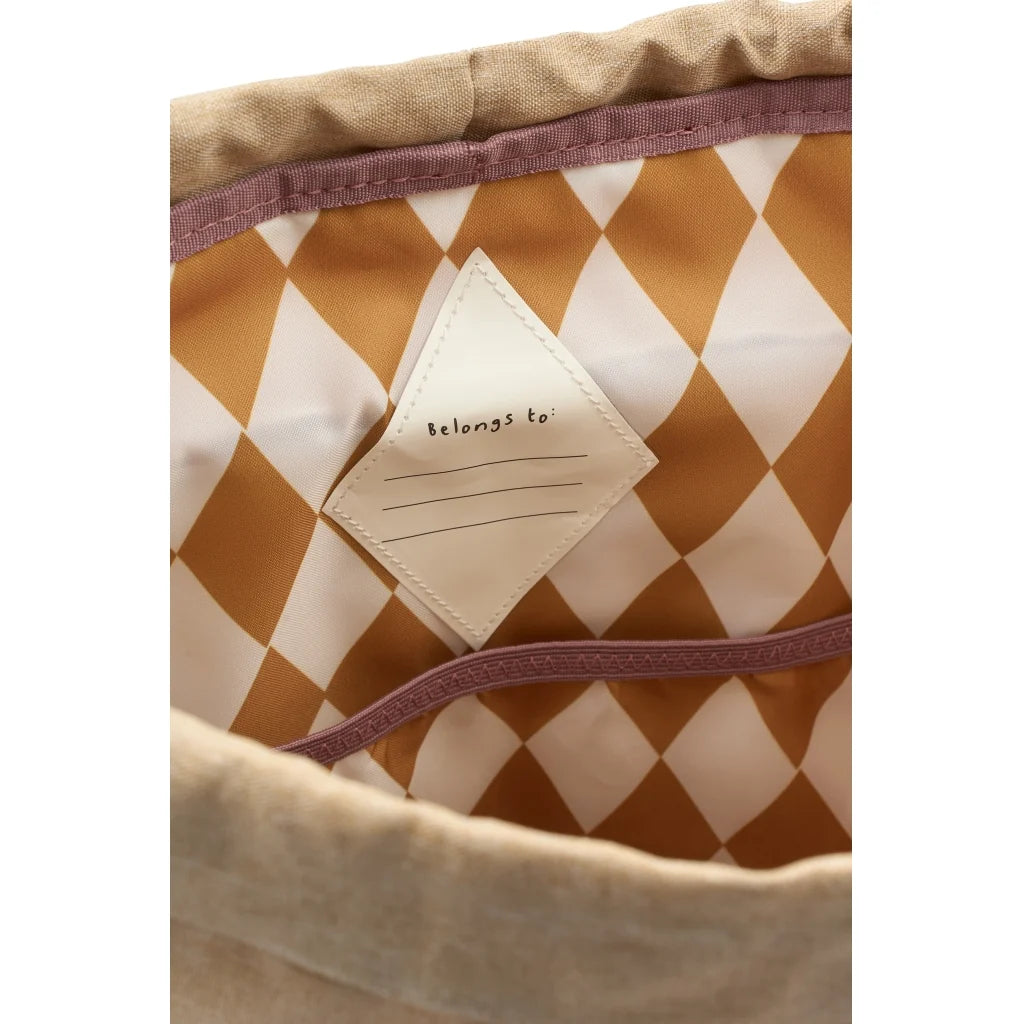 Fabelab Skoletaske – Wild at Heart – Caramel