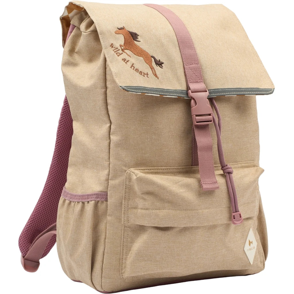 Fabelab Skoletaske – Wild at Heart – Caramel