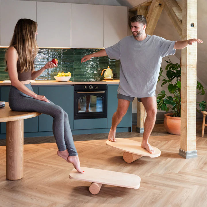 leg&go Rektangulært Balancebræt med Træningsrulle