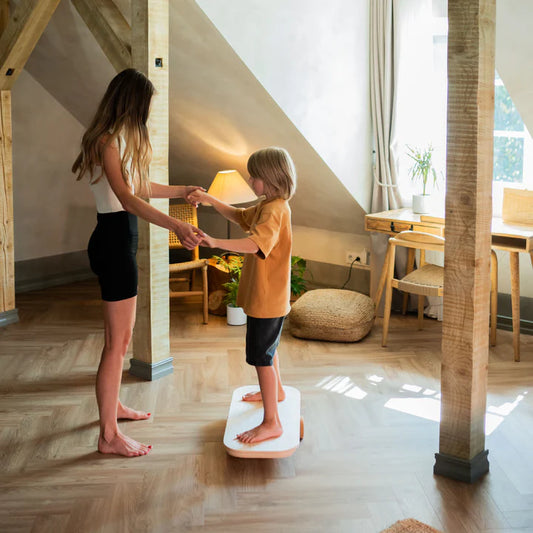 leg&go Rektangulært Balancebræt med Træningsrulle