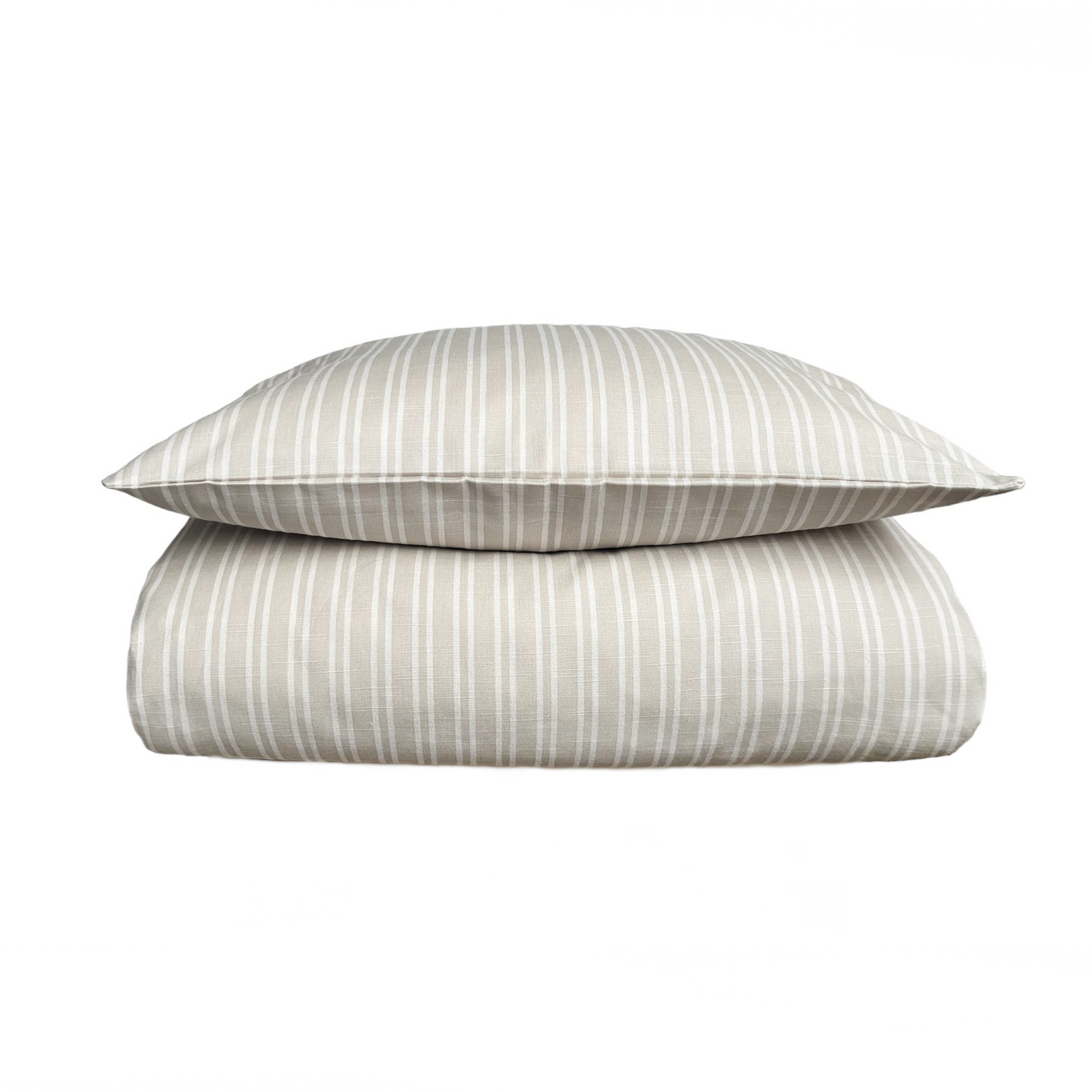 Pine Cone baby sengetøj – Beige Stripe